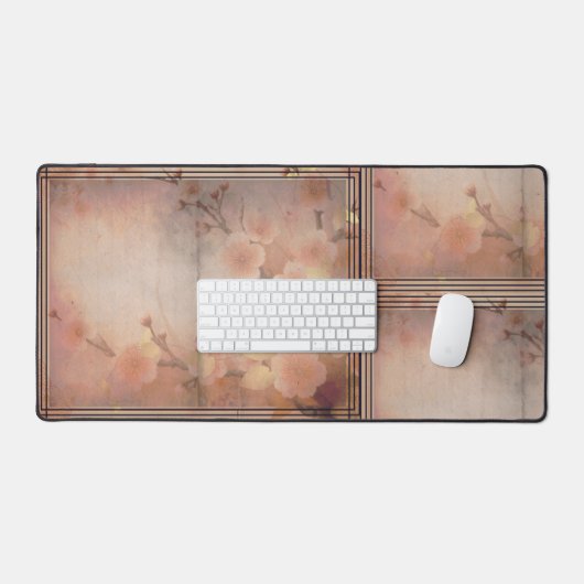 花 デスクマット (キーボード&マウス)