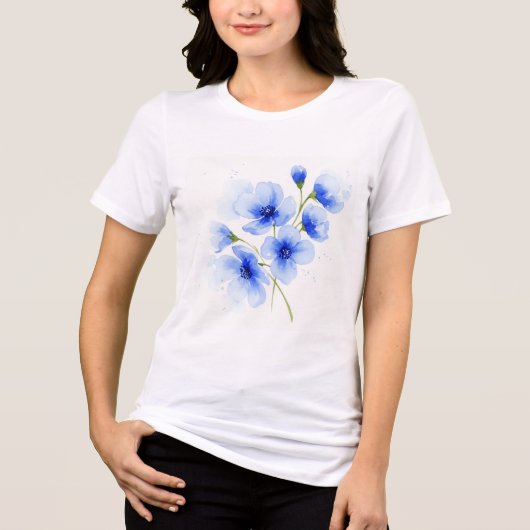 花 トライブレンドTシャツ (正面)