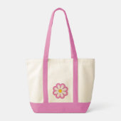 花 トートバッグ (裏面)