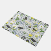 花 ドアマット (アングル)