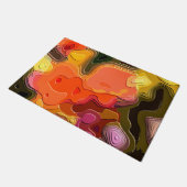 花 ドアマット (アングル)