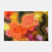 花 ドアマット (正面)