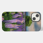 花 | ニュージーランドのルピナス畑 iPhoneケース (裏面横)