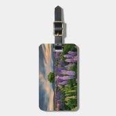 花 |ニュージーランドのルピネ畑 ラゲッジタグ (正面縦)