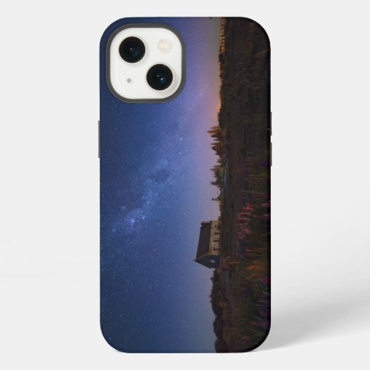 花 | ニュージーランドの天の川 iPhoneケース (裏面)