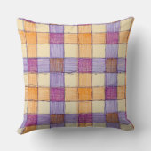 花、ネズミ、カタツムリと背中を押す クッション (裏面)