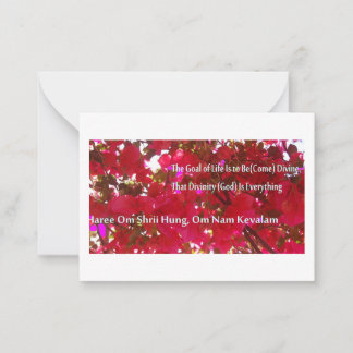 花 ノートカード