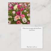 花 ノートカード (正面/裏面)