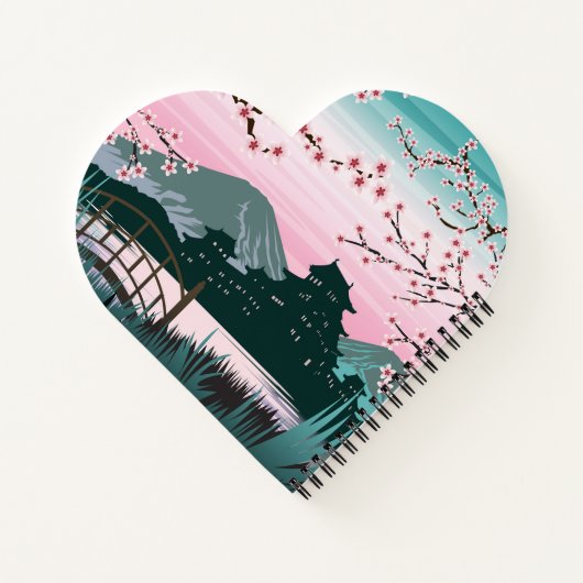 花 ノートブック (裏面)