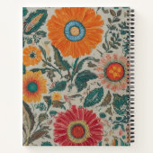 花 ノートブック (裏面)