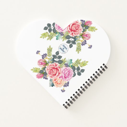 花 ノートブック (裏面)