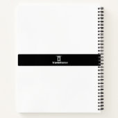 花 ノートブック (裏面)