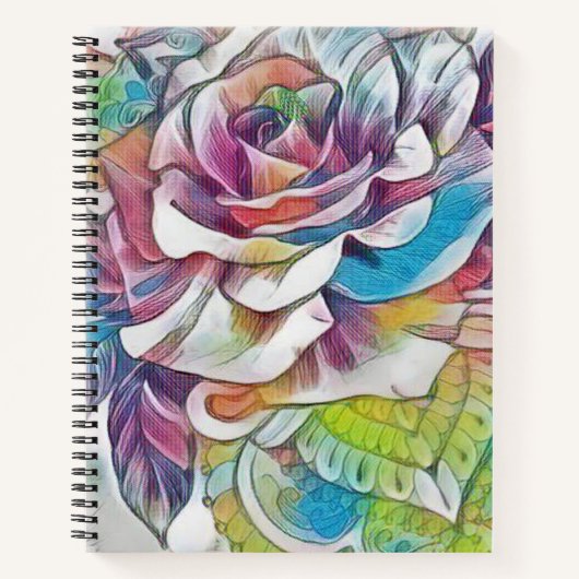 花 ノートブック (正面)