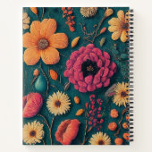 花 ノートブック (裏面)