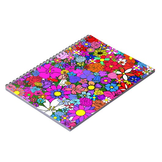 花 ノートブック (左側)