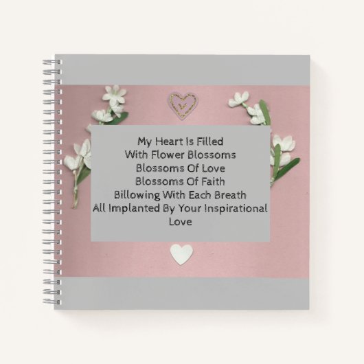 花 ノートブック (正面)