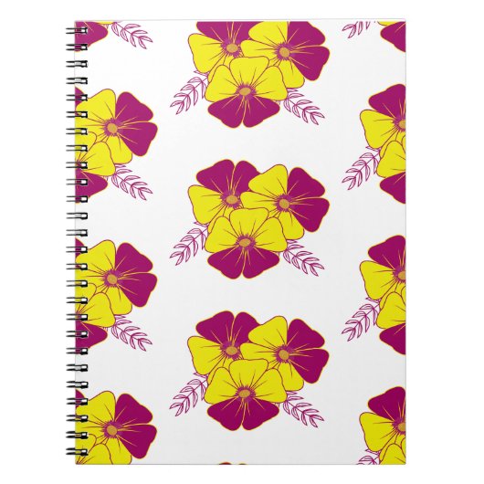 花 ノートブック (正面)