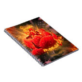 花 ノートブック (右側)