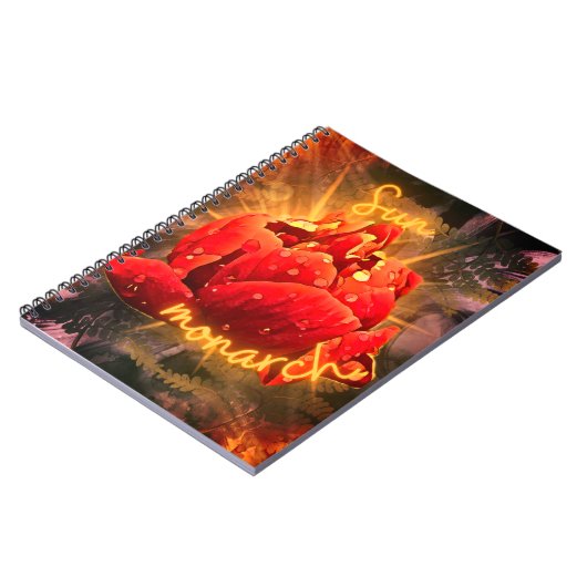 花 ノートブック (左側)