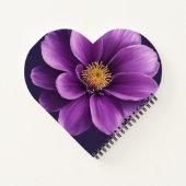 花 ノートブック (裏面)