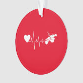 花 - ハイビスカス植物 オーナメント (正面)