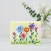 花（ハロー） ポストカード (スタンド正面)