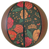 花 バスケットボール (縦)