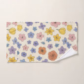 花 バスタオルセット (ハンドタオル)