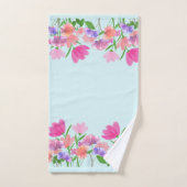 花 バスタオルセット (ハンドタオル)