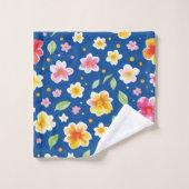 花 バスタオルセット (ウォッシュタオル)