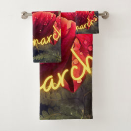 花 バスタオルセット