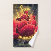 花 バスタオルセット (ハンドタオル)