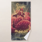 花 バスタオル (バスタオル)