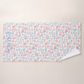 花 バスタオル (バスタオル)