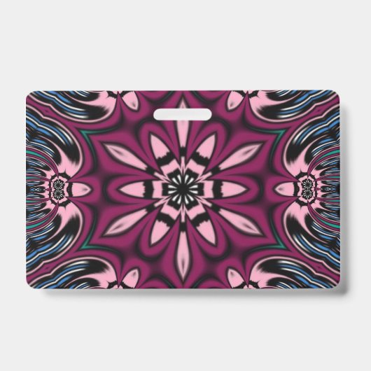 花 バッジ (表面)