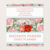 花 |バラ 名刺 (外部フラット)