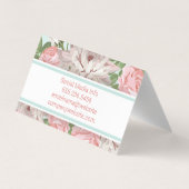 花 |バラ 名刺 (裏面)