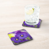 花 |パープルパンジー コースター (右側)