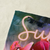 花 ビーチタオル (インサイチュ)