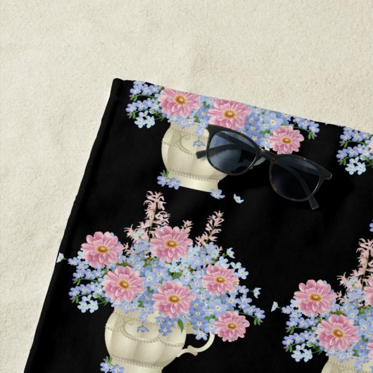 花 ビーチタオル (インサイチュ)