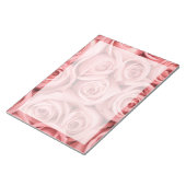 花 |ピンクのバラ ノートパッド (アングル)