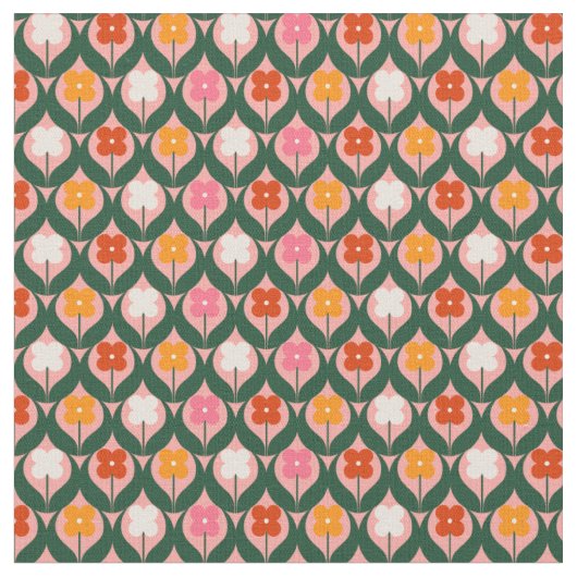 花 ファブリック (クローズアップ)