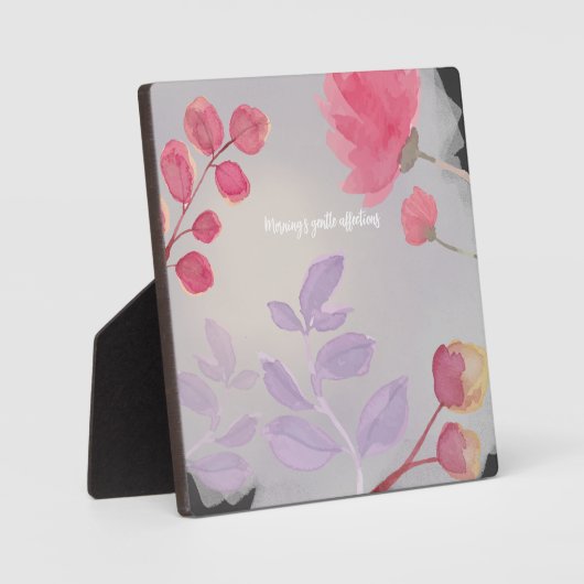 花 フォトプラーク (正面)