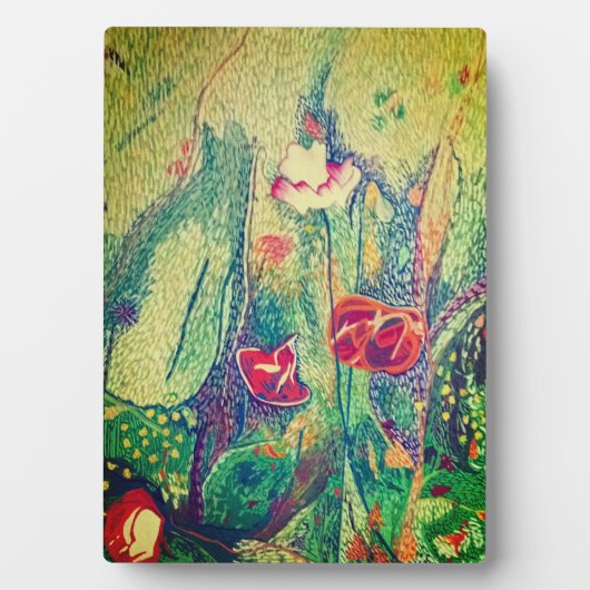 花 フォトプラーク (正面)