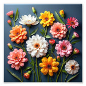 花 フォトプリント            (正面)