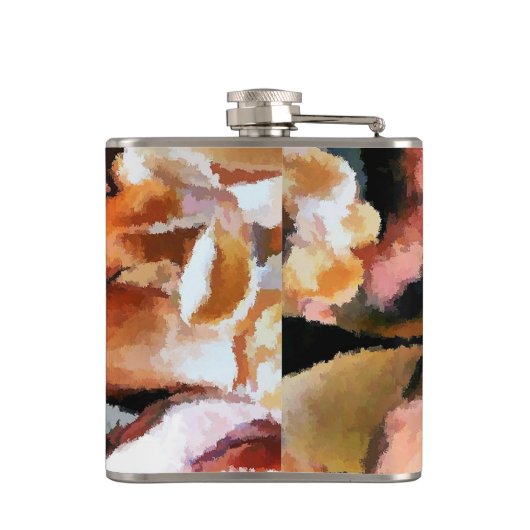 花 フラスク (裏面)