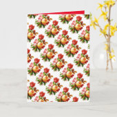 花 フラワーの 英語 ローズ ガーデン 母の日 カード (黄色い花)