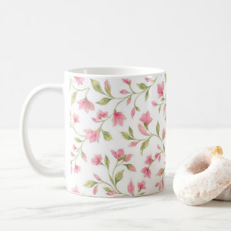 花 フラワー コーヒーマグカップ