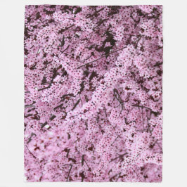 花 フリースブランケット