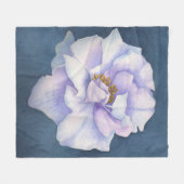 花 フリースブランケット (正面(横))